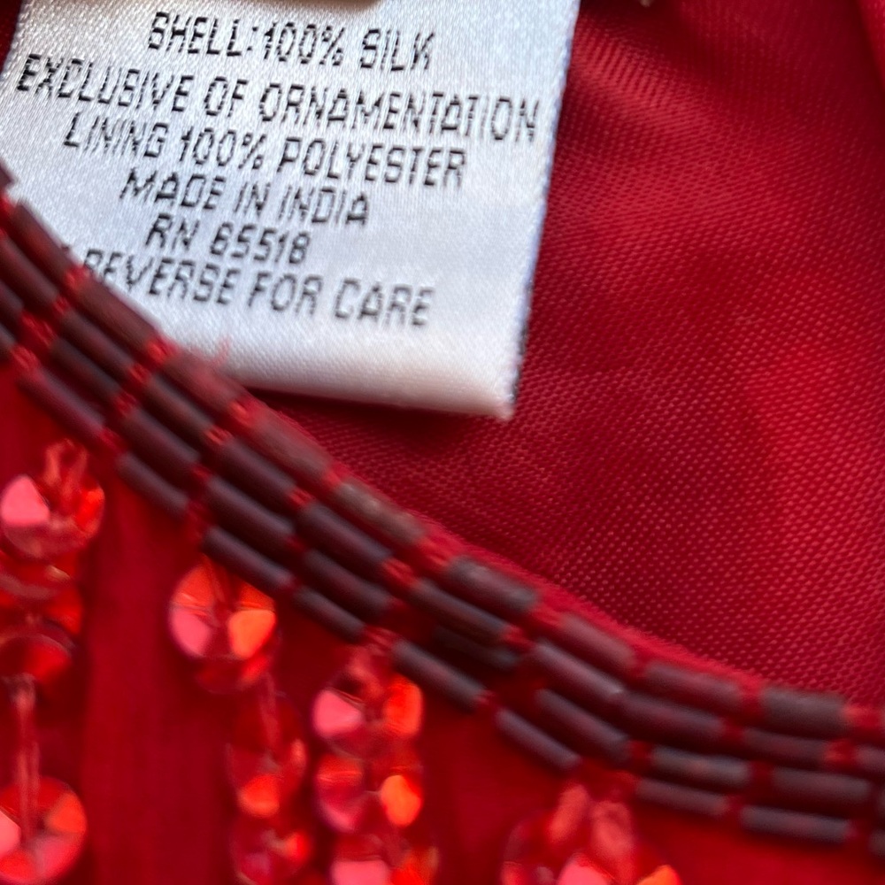 Vintage 80’s/90’s red sequin dress - Picture 5 of 12